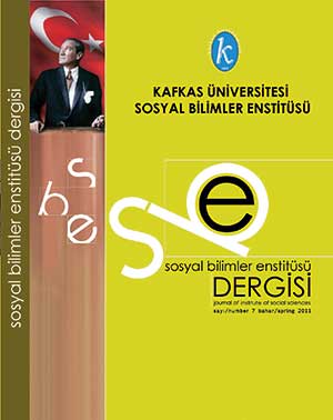 Kafkas Üniversitesi Sosyal Bilimler Enstitüsü Dergisi